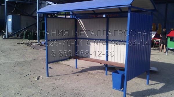 Остановочный павильон "остановка" для автобуса,      трамвая,      троллейбуса В Таганроге,      Ростове,      Краснодаре, — фото 3